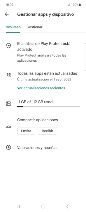 Pulsa Gestionar. Pulsa Gestionar.