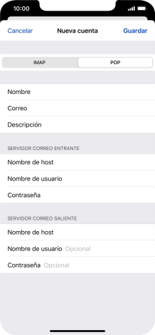 Pulsa Guardar. Ahora se ha configurado tu cuenta de correo electrónico. Si deseas seleccionar más ajustes del servidor de correo de entrada o de salida, continúa con los pasos siguientes. Pulsa Guardar. Ahora se ha configurado tu cuenta de correo electrónico. Si deseas seleccionar más ajustes del servidor de correo de entrada o de salida, continúa con los pasos siguientes.