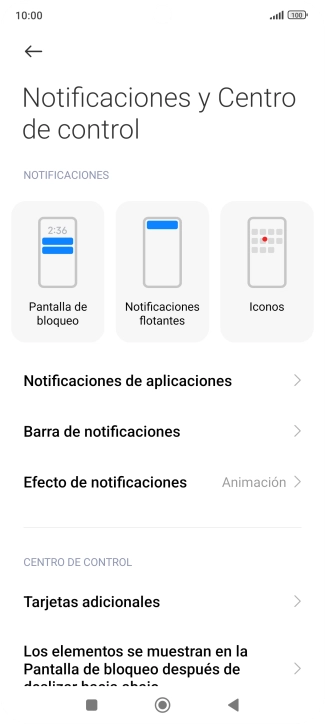 Pulsa Notificaciones de aplicaciones. Pulsa Notificaciones de aplicaciones.