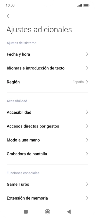 Pulsa Fecha y hora. Pulsa Fecha y hora.