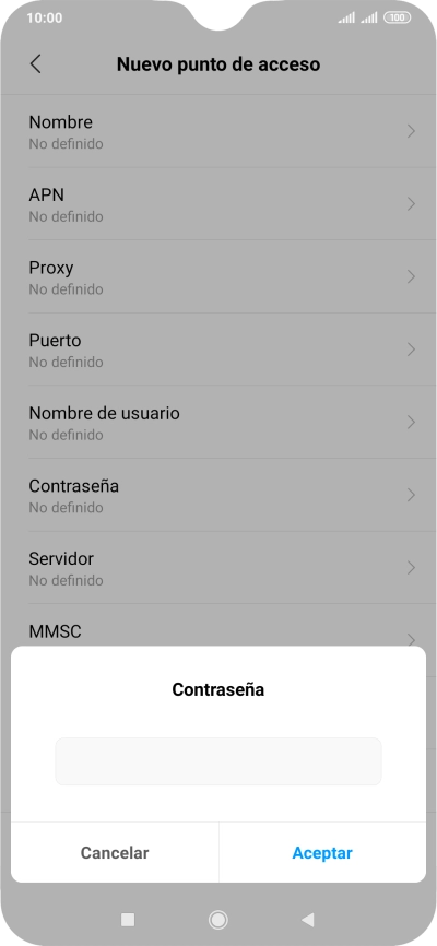 Introduce wap125 y pulsa Aceptar. Introduce wap125 y pulsa Aceptar.