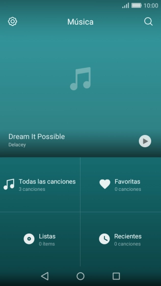 Pulsa Todas las canciones. Pulsa Todas las canciones.