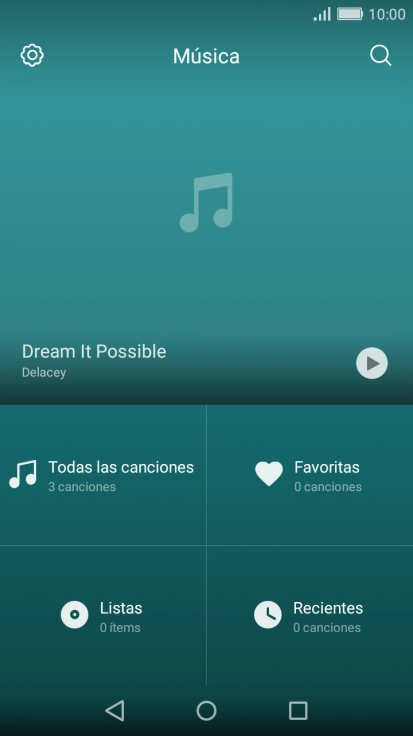 Pulsa Todas las canciones. Pulsa Todas las canciones.