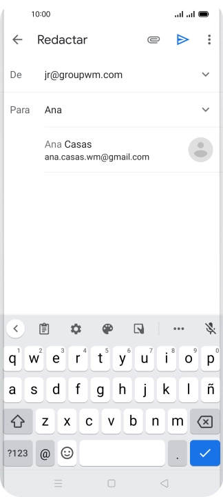 Pulsa el contacto deseado. Pulsa el contacto deseado.