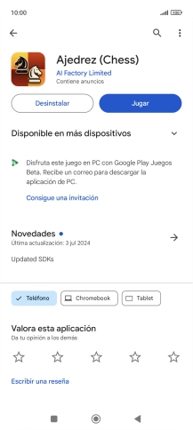 Pulsa Desinstalar. Pulsa Desinstalar.