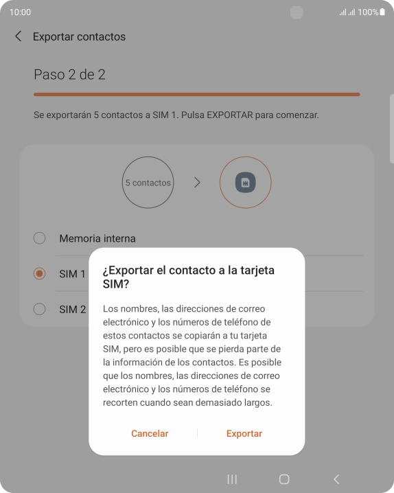 Pulsa Exportar. Pulsa Exportar.