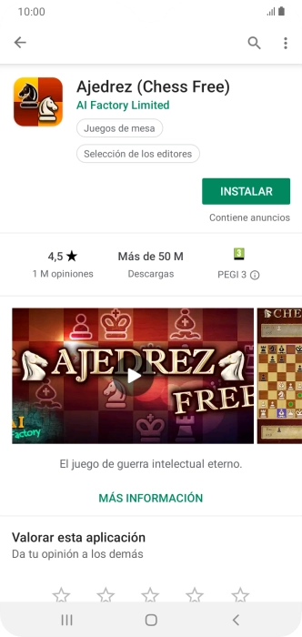 Pulsa INSTALAR y sigue las indicaciones de la pantalla para instalar la app. Pulsa INSTALAR y sigue las indicaciones de la pantalla para instalar la app.