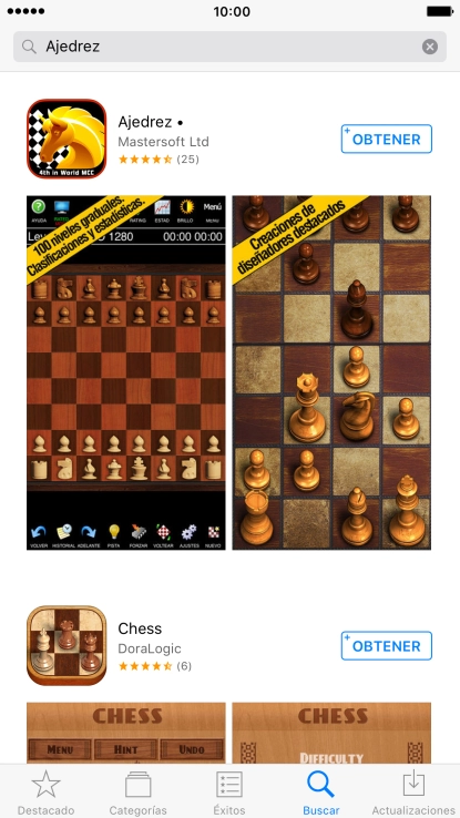 Pulsa la app deseada. Pulsa la app deseada.