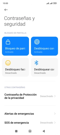 Pulsa Bloqueo de pantalla. Pulsa Bloqueo de pantalla.