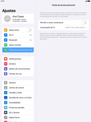 Pulsa Contraseña Wi-Fi e introduce una contraseña. Pulsa Contraseña Wi-Fi e introduce una contraseña.