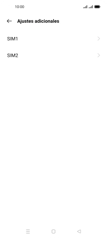 Pulsa la tarjeta SIM deseada. Pulsa la tarjeta SIM deseada.