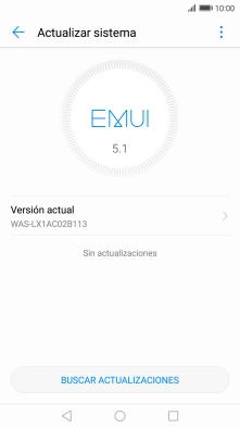 Pulsa BUSCAR ACTUALIZACIONES. Si hay una versión de software nueva disponible, aparecerá ahora en la pantalla. Sigue las indicaciones de la pantalla para actualizar el software del teléfono. Pulsa BUSCAR ACTUALIZACIONES. Si hay una versión de software nueva disponible, aparecerá ahora en la pantalla. Sigue las indicaciones de la pantalla para actualizar el software del teléfono.