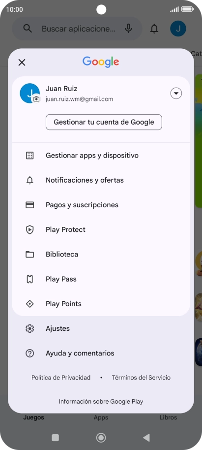 Pulsa Gestionar apps y dispositivo. Pulsa Gestionar apps y dispositivo.