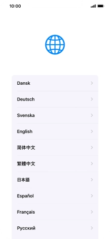 Pulsa el idioma deseado. Pulsa el idioma deseado.