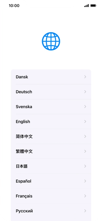 Pulsa el idioma deseado. Pulsa el idioma deseado.