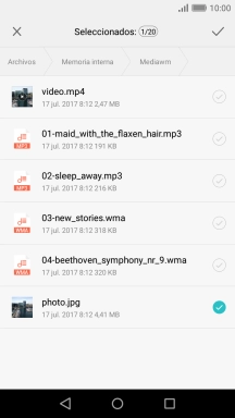 Pulsa el icono de aceptar. Pulsa el icono de aceptar.