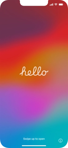 Desliza el dedo hacia arriba desde la parte inferior de la pantalla. Desliza el dedo hacia arriba desde la parte inferior de la pantalla.