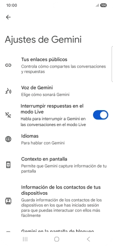 Sigue las indicaciones de la pantalla para seleccionar los ajustes deseados. Sigue las indicaciones de la pantalla para seleccionar los ajustes deseados.