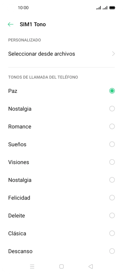 Pulsa Seleccionar desde archivos. Pulsa Seleccionar desde archivos.