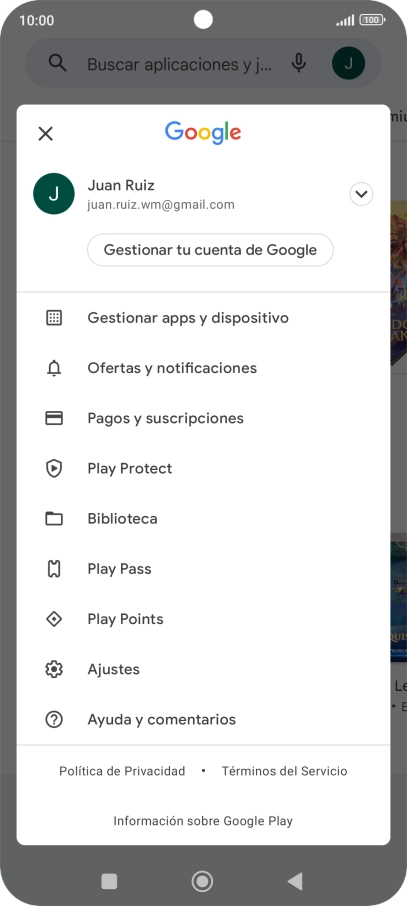 Pulsa Ajustes. Pulsa Ajustes.