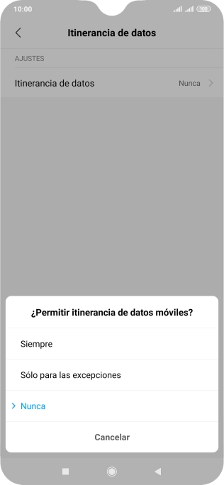 Pulsa el ajuste deseado para activar o desactivar la función. Pulsa el ajuste deseado para activar o desactivar la función.