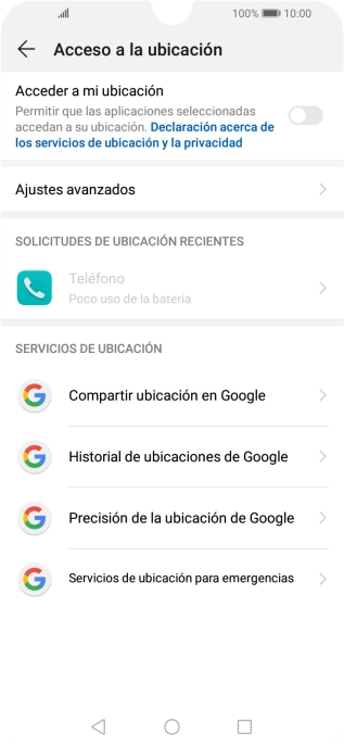 Pulsa el indicador junto a Pulsa el indicador junto a