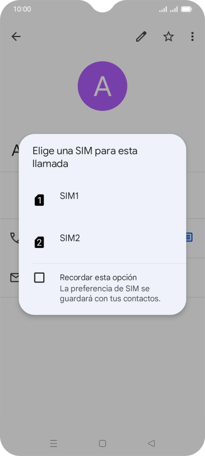 Pulsa la tarjeta SIM deseada. Pulsa la tarjeta SIM deseada.
