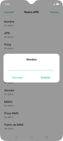 Introduce Vodafone Internet y pulsa Aceptar. Introduce Vodafone Internet y pulsa Aceptar.
