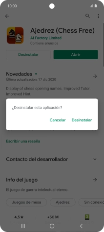 Pulsa Desinstalar. Pulsa Desinstalar.
