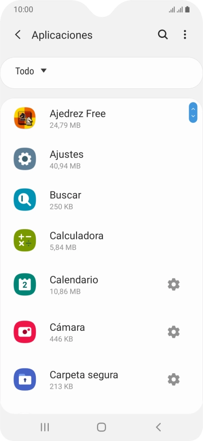 Pulsa la app deseada. Pulsa la app deseada.