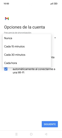 Pulsa el ajuste deseado. Pulsa el ajuste deseado.