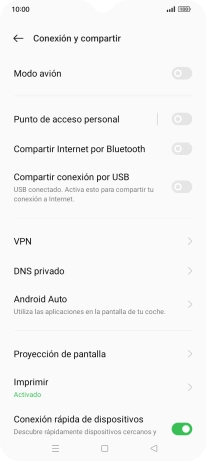 Pulsa Punto de acceso personal. Pulsa Punto de acceso personal.