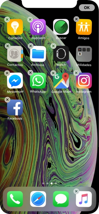 Pulsa el icono de eliminar. Pulsa el icono de eliminar.