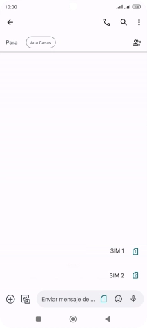 Pulsa la tarjeta SIM deseada. Pulsa la tarjeta SIM deseada.