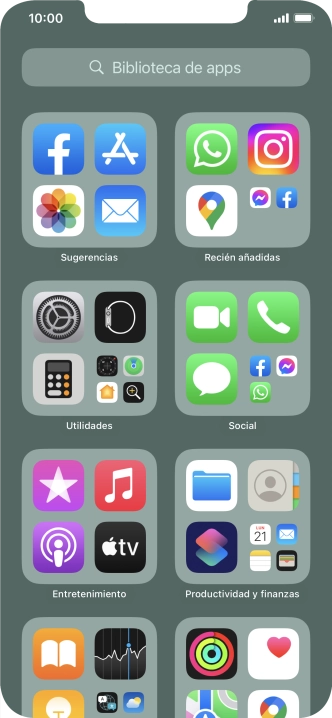 Pulsa la app deseada. Pulsa la app deseada.