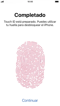 Pulsa Continuar. Si no has añadido anteriormente un código de seguridad, tendrás que introducir un código de libre elección dos veces consecutivas. Pulsa Continuar. Si no has añadido anteriormente un código de seguridad, tendrás que introducir un código de libre elección dos veces consecutivas.