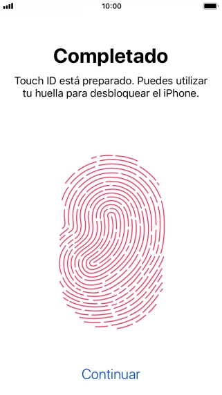 Pulsa Continuar. Si no has añadido anteriormente un código de seguridad, tendrás que introducir un código de libre elección dos veces consecutivas. Pulsa Continuar. Si no has añadido anteriormente un código de seguridad, tendrás que introducir un código de libre elección dos veces consecutivas.
