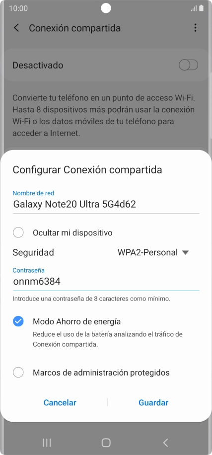Pulsa Guardar. Pulsa Guardar.