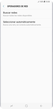 Si quieres seleccionar la red de forma manual, pulsa Buscar redes y espera un momento mientras el teléfono está buscando las redes disponibles. Si quieres seleccionar la red de forma manual, pulsa Buscar redes y espera un momento mientras el teléfono está buscando las redes disponibles.