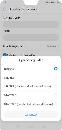 Pulsa Ninguna para desactivar la función. Pulsa Ninguna para desactivar la función.