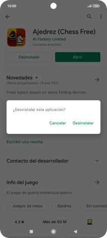 Pulsa Desinstalar. Pulsa Desinstalar.