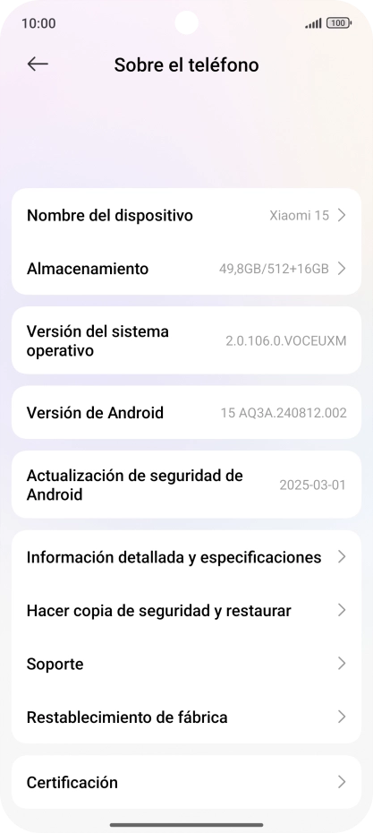 Pulsa Restablecimiento de fábrica. Pulsa Restablecimiento de fábrica.