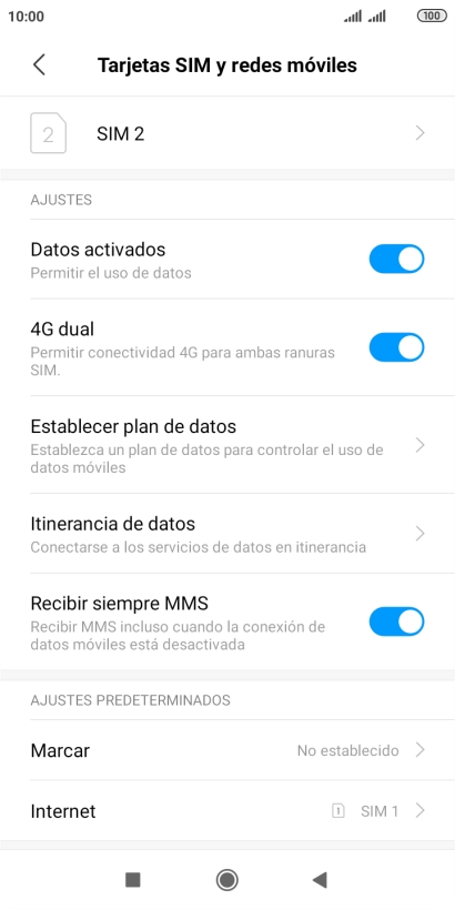 Pulsa Marcar. Pulsa Marcar.