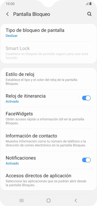 Pulsa Tipo de bloqueo de pantalla. Pulsa Tipo de bloqueo de pantalla.