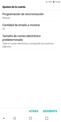 Pulsa Programación de sincronización. Pulsa Programación de sincronización.