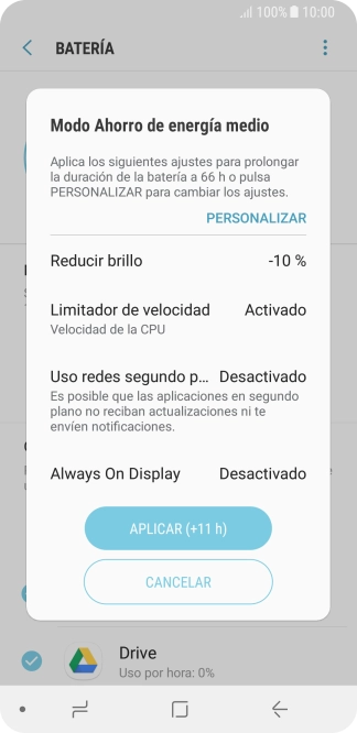 Pulsa APLICAR para activar la función. Pulsa APLICAR para activar la función.