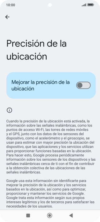 Si pulsas el indicador junto a Si pulsas el indicador junto a