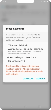 Pulsa ACTIVAR para activar la función. Pulsa ACTIVAR para activar la función.