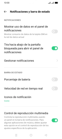 Pulsa Gestionar notificaciones. Pulsa Gestionar notificaciones.