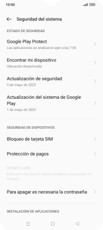 Pulsa Bloqueo de tarjeta SIM. Pulsa Bloqueo de tarjeta SIM.